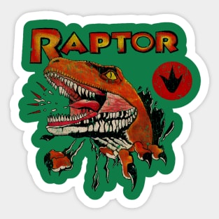 Enid's Raptor 2001 Vintage Sticker